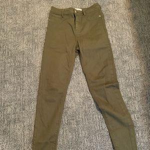 Army colored jeans